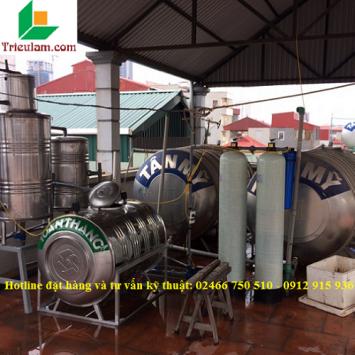 Hệ thống  trung chuyển lọc nước đầu nguồn Nguyễn Khánh Toàn
